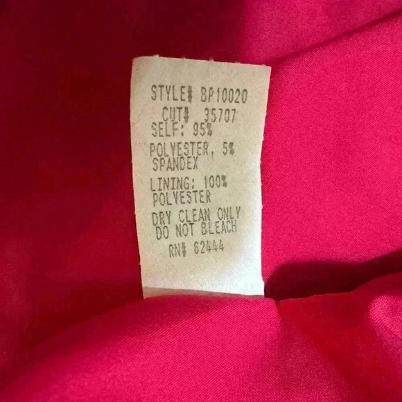 Nicole Miller Women's Red Midi Dress Size 2 - Picture 12 of 12